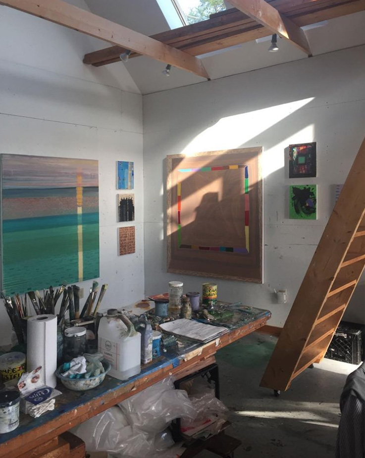 Anne Neely's Jonesport, ME studio.