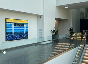 Installation view of Floe.